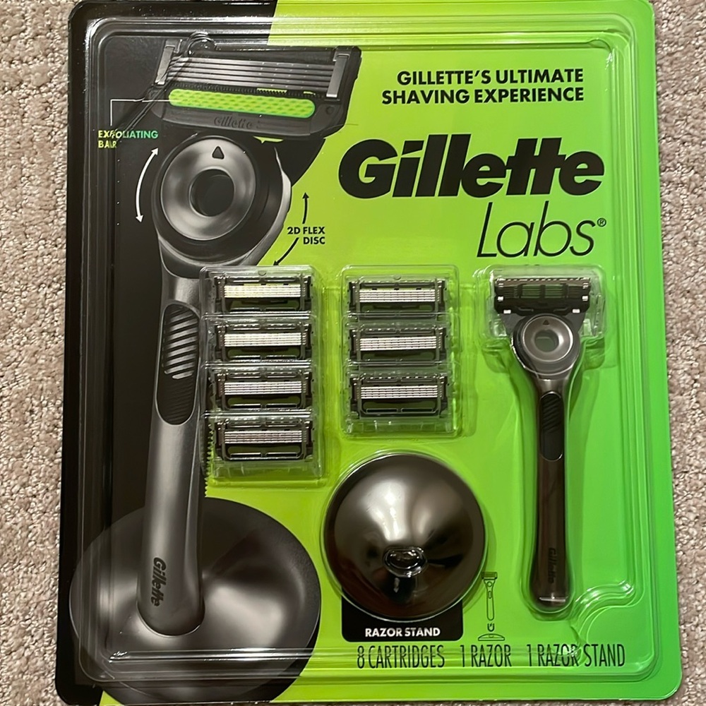 Gillette Labs Handle, Stand, 8 Cartridge